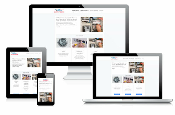 Webseite erstellen Elektrotechnik