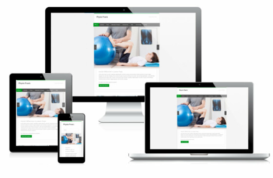 Webseite erstellen Physio Therapie Praxis