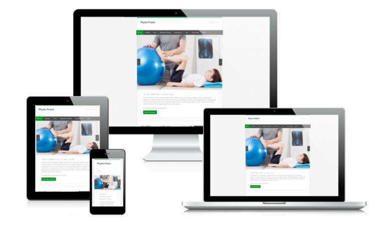 Webseite erstellen Physio Therapie Praxis