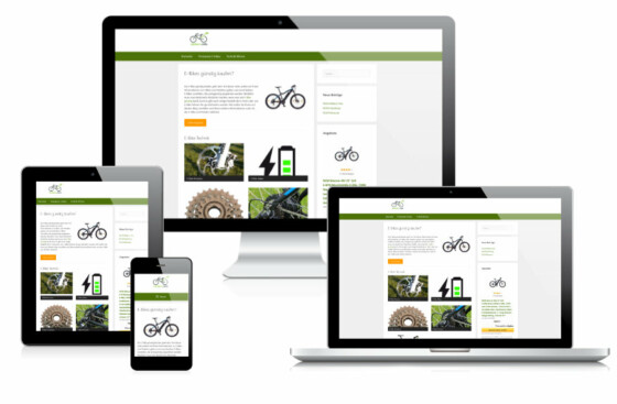 Webseite erstellen Fahrradgeschäft